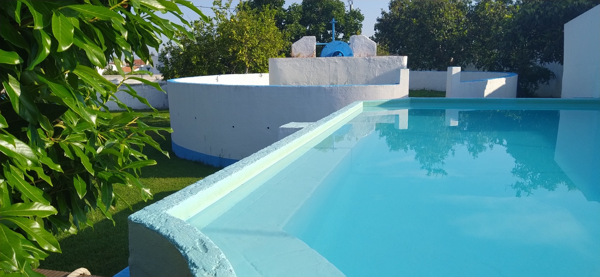 A piscina do hotel